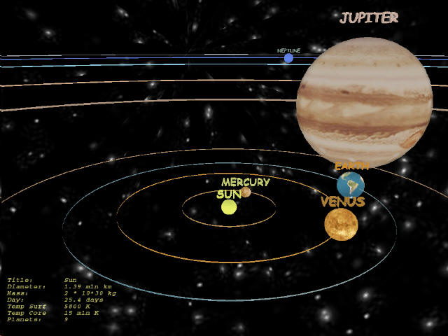 3d Solar System Model :: 3d Puzzle Image