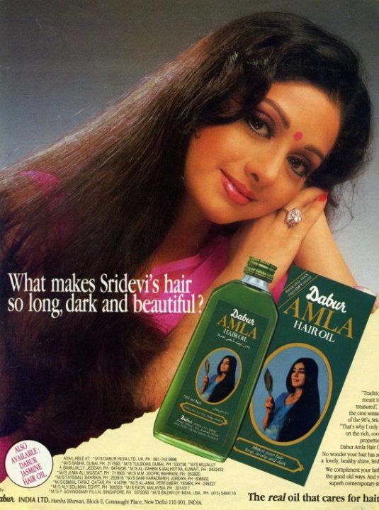 Sridevi: Sridevi for Dabur hair oil: The power and lucre of Advertising in  India