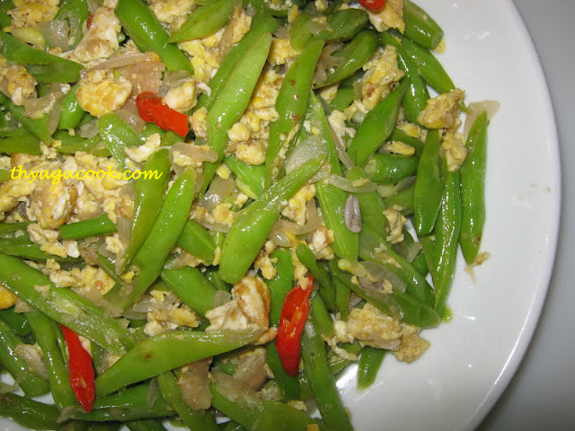 DAUN KARI Masakan Malaysia: KACANG BUNCIS GORENG TELUR