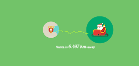 Santa por Google en Cambridge