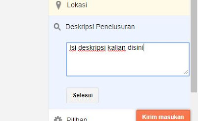 Cara Pasang Meta Description Pada Halaman Artikel