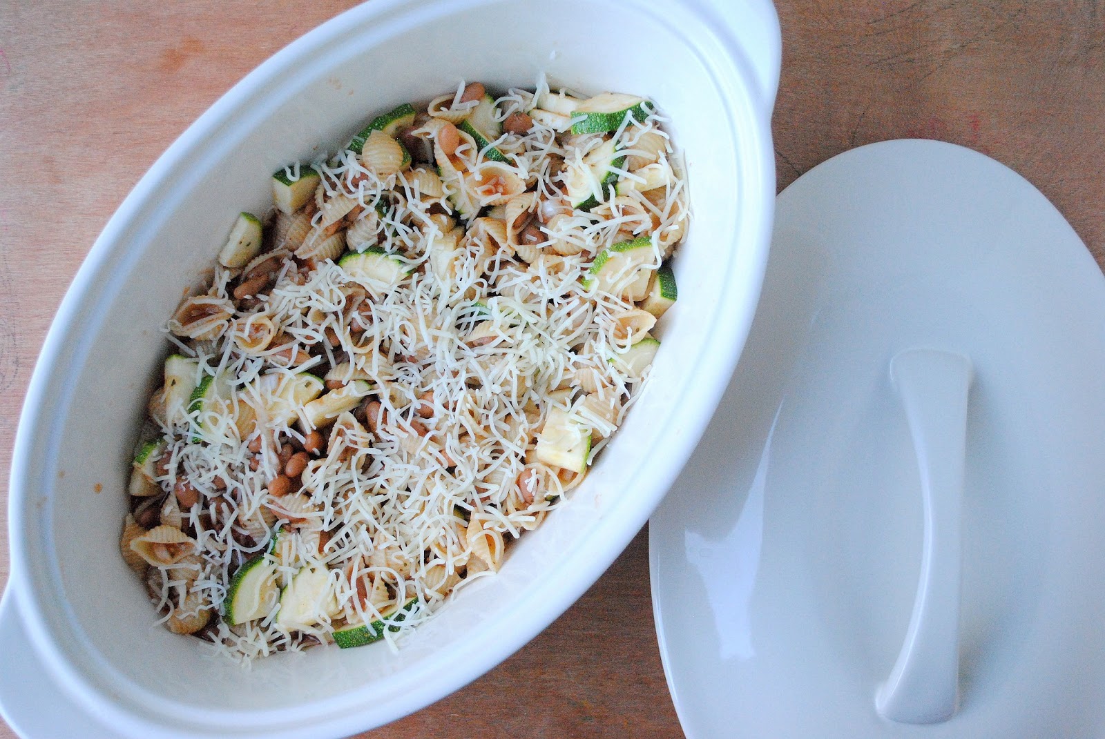 recipe: vegetarian zucchini noodle casserole