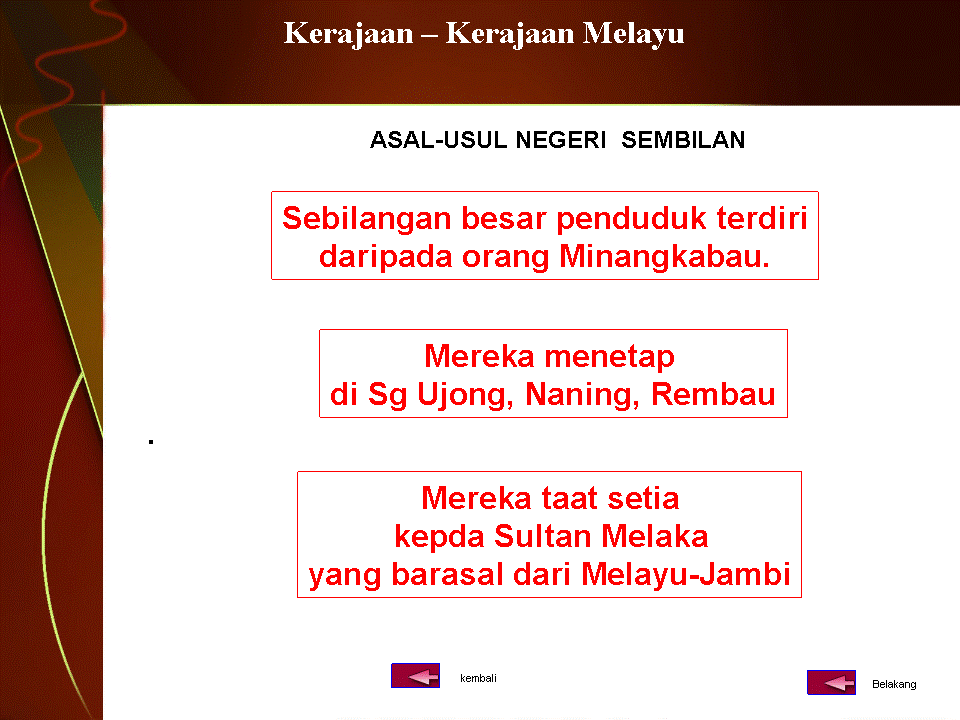 .sejarah tingkatan 1: Asal-usul Negeri Sembilan