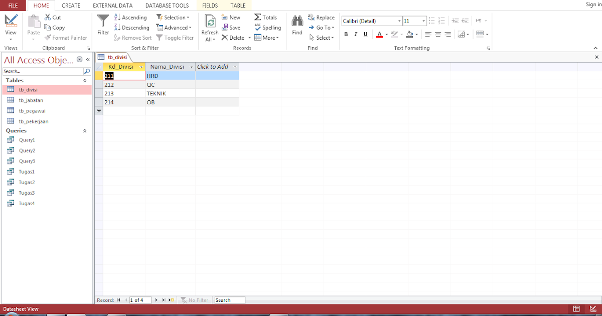 Contoh Soal Database Query - Toko FD Flashdisk Flashdrive