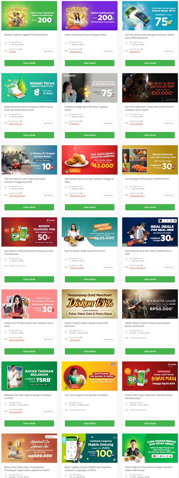 Tokopedia - Promo Pembayaran & Produk Digital Bulan November 2018