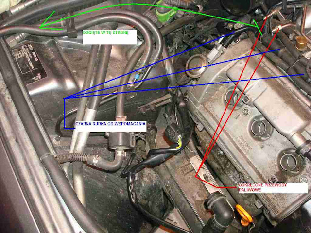 Audi A6 C5 - prawa głowica silnika