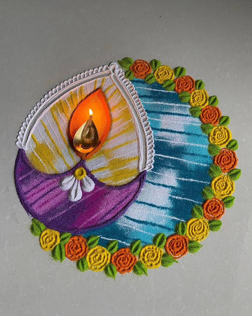 Shubh Dussehra Rangoli