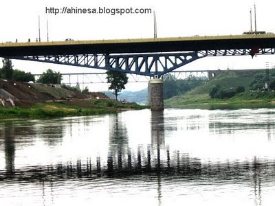 мост в Гродно, Неман