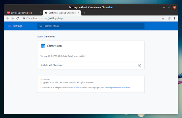 Chromium snap Ubuntu