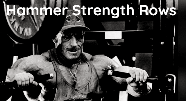Hammer Strength Rows How to