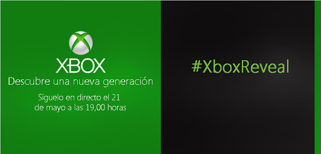 Imagen de Xbox Live donde anuncian la presentación de la nueva Xbox para el 21 de Mayo a las 19h