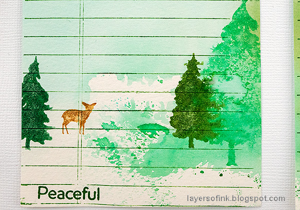 Layers of ink - December Countdown Calendar Tutorial by Anna-Karin Evaldsson.