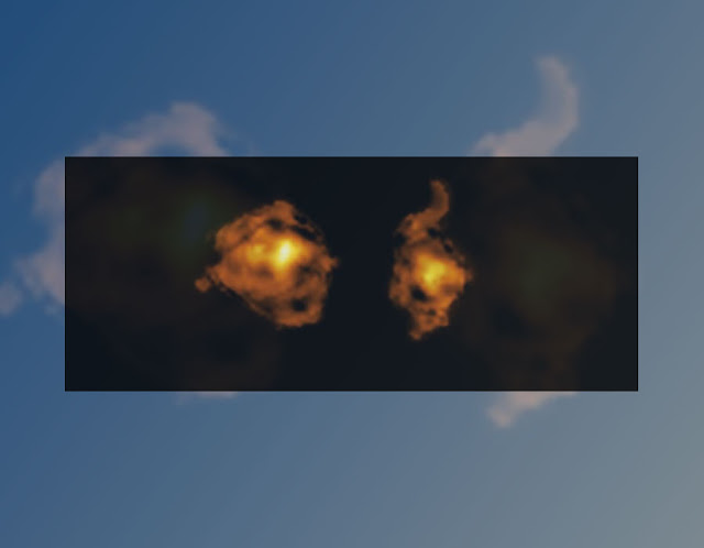First-Ever Cosmic Joust Between Galaxies