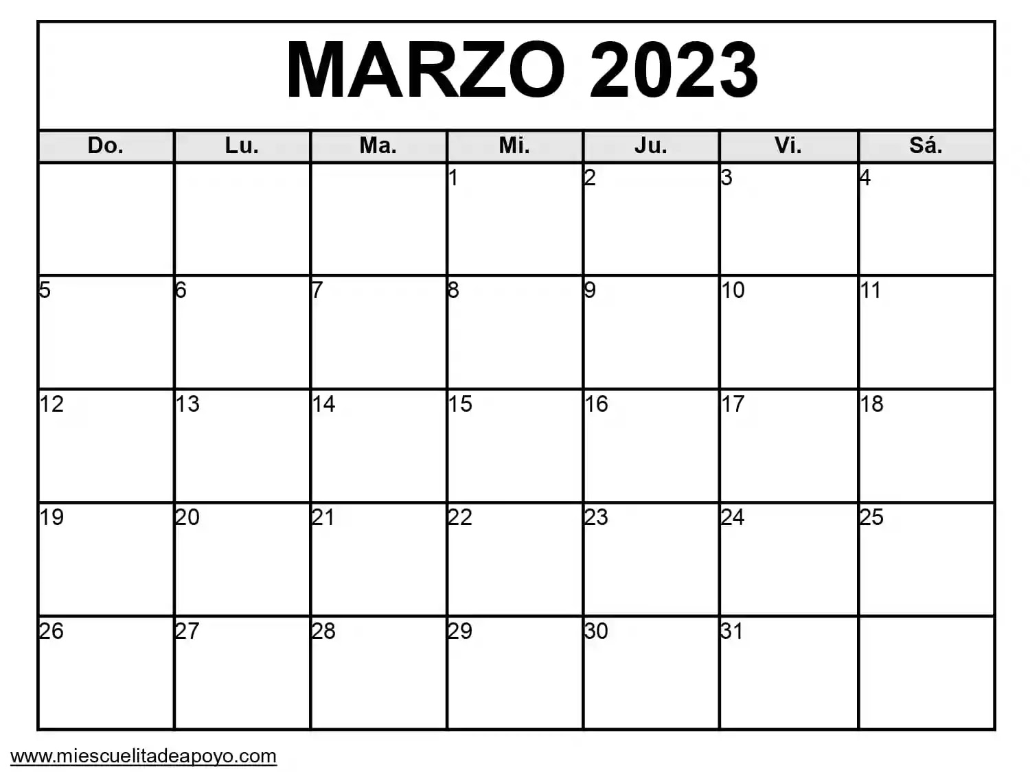 Calendario De 2023 Pdf Hojas de calendario para imprimir EDITABLE y PDF
