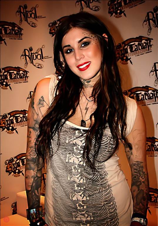 Kat Von D's Tattoos Photos
