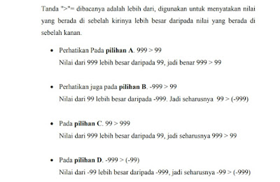 Pengertian Pertidaksamaan Linear Satu Variabel