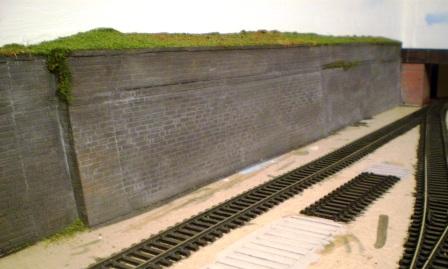 Rhiw wall OO gauge layout