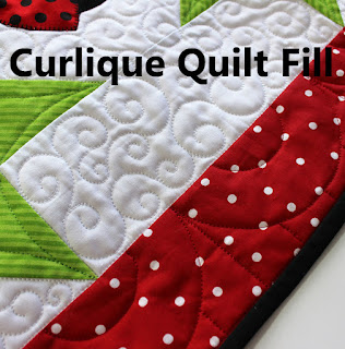 curl quilt fill-free motion quilting-quilt motif-quilting design
