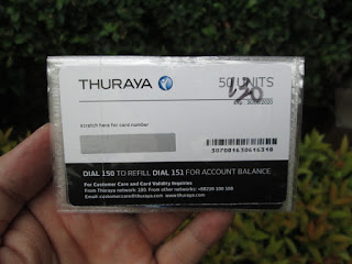 Voucher Fisik Hape Satelit Thuraya 50 Unit