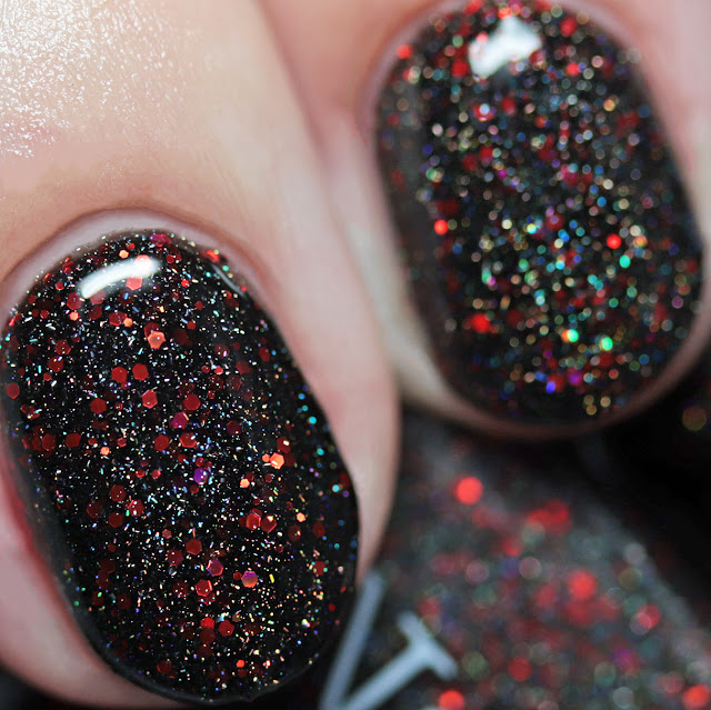 Nail Hoot Indie Lacquers Black Widow