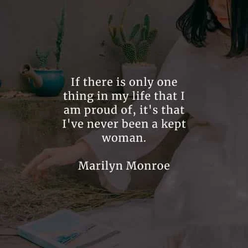 Famous quotes and sayings by Marilyn Monroe