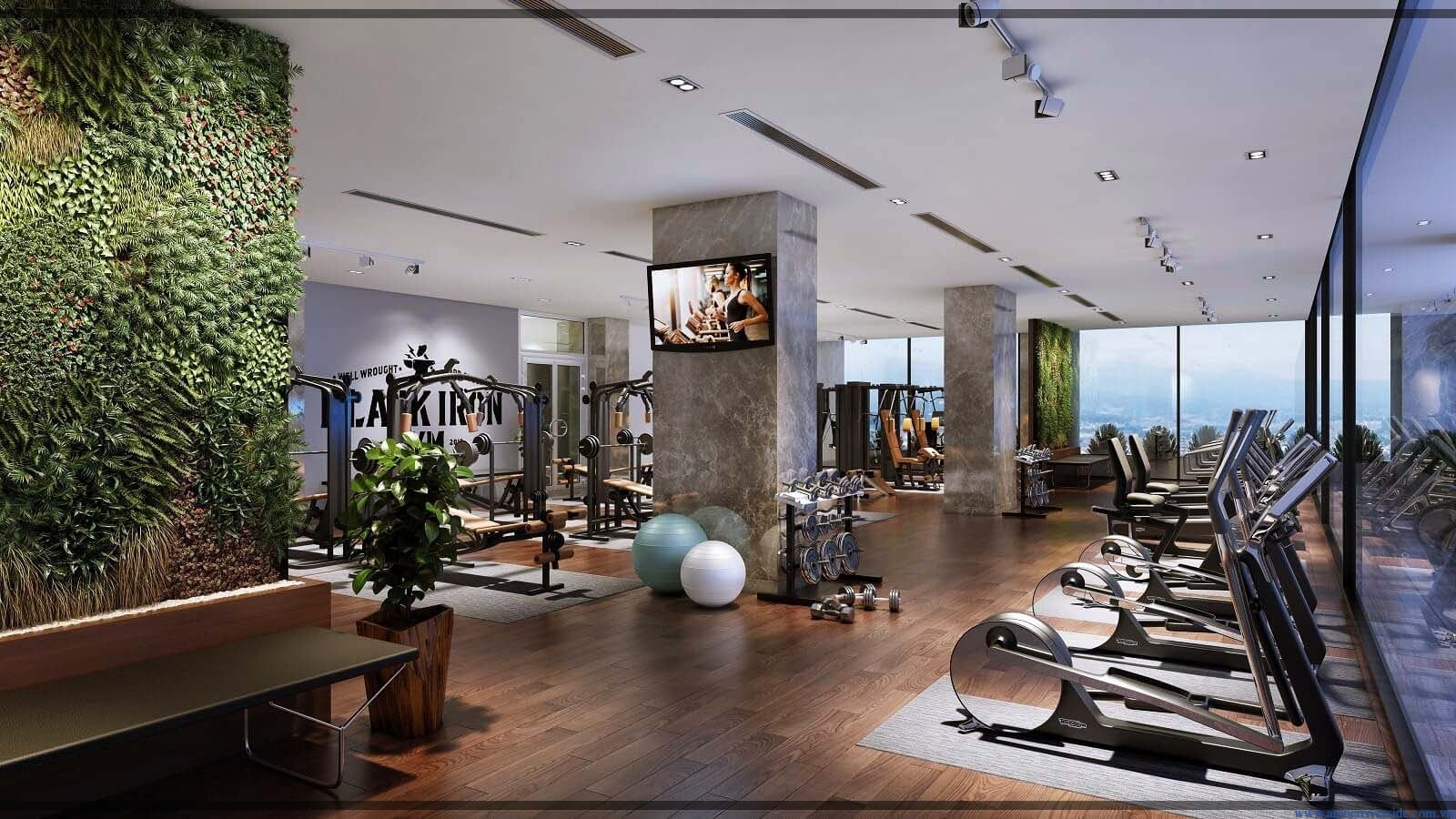 Phòng tập Gym cao cấp tại Amber Minh Khai