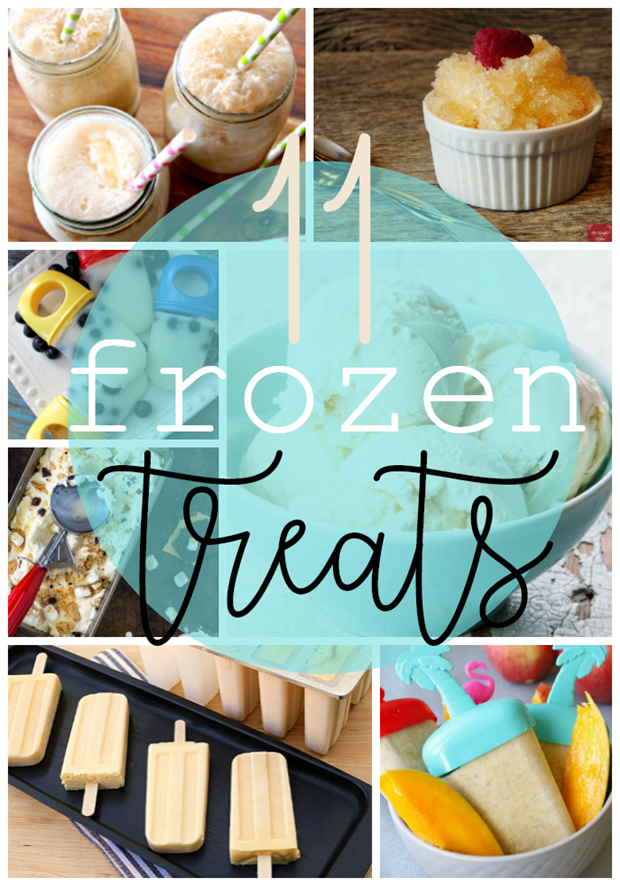 11 Frozen Treats at GingerSnapCrafts.com #dessert #icecream #recipes