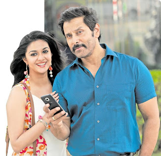 Keerthy Suresh with Vikram in Saamy Square 1