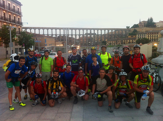 Así fue nuestra ruta nocturna de Segovia a Madrid. Julio 2013