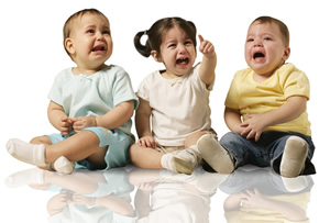 Kids crying