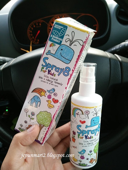 Spray8 for Kids Skin, merawat kulit sensitif dan Alergi