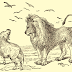 THE LION AND THE BOAR FABLE