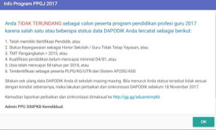 Mengapa Tidak Dapat Diundang Peserta PPG Dalam Jabatan