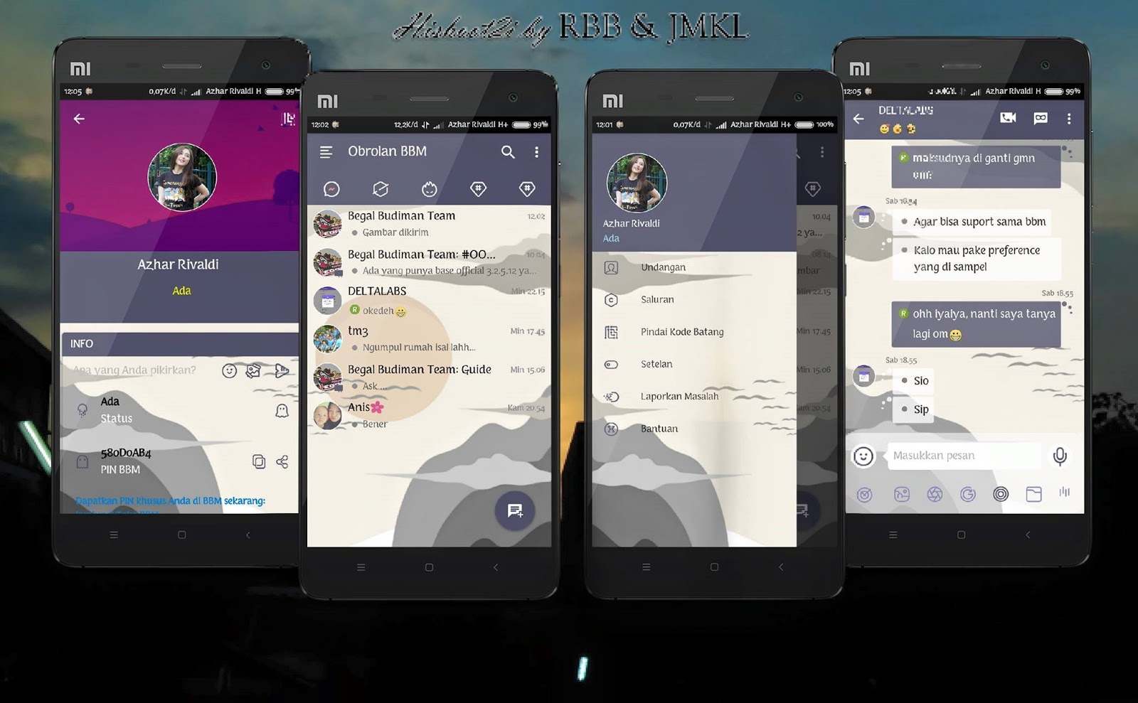 BBM Mod MIUI 7 V33797 Xiaomi Style Apk Versi Terbaru Dewandroid