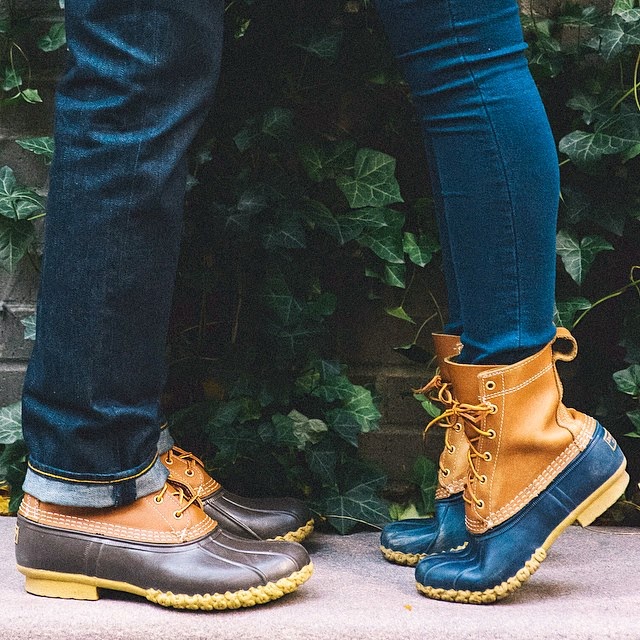 His & Hers LL Bean Duck Boots