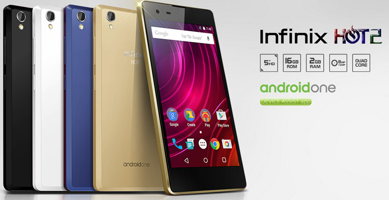 Harga Infinix Hot 2 X510, HP Android Murah dengan RAM 2 GB 