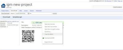 Copy Link Address dan Pastekan di Template Copy Link Address dan Pastekan di Template
