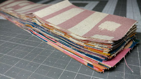 Canvas strips for key fobs