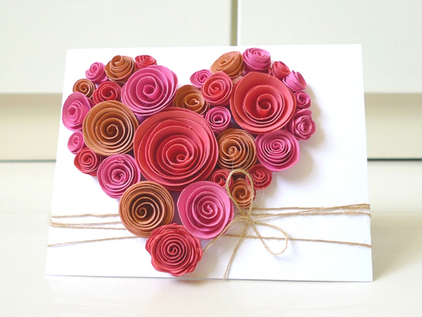 paper quilling love cards