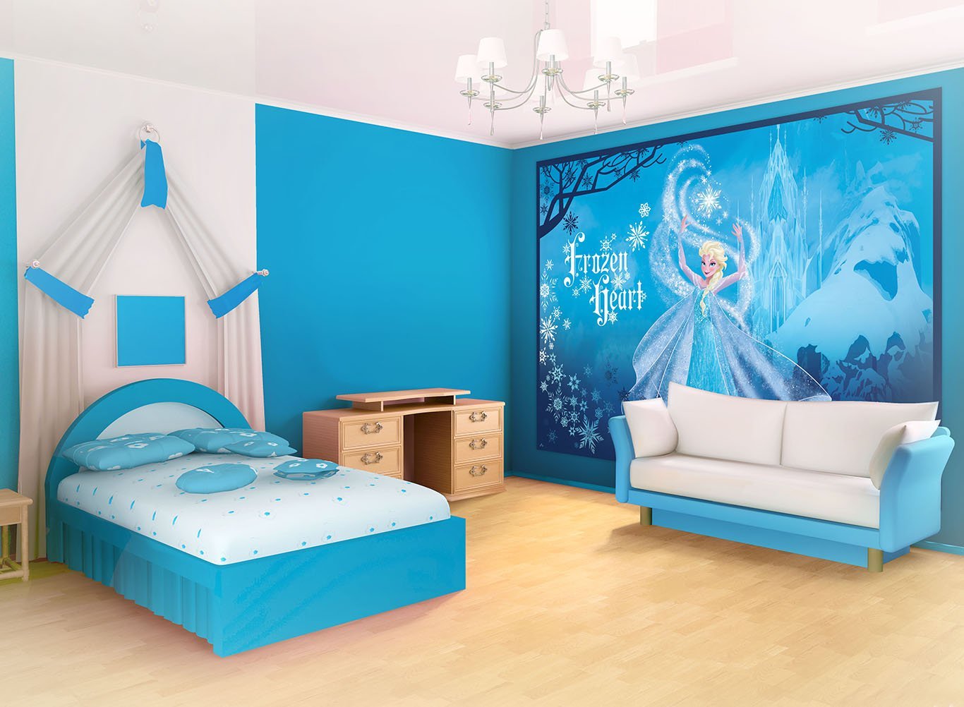 15 Desain Kamar Anak Perempuan Frozen 02