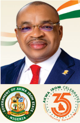 His Excellency, Mr. Udom Emmanuel, Governor of Akwa-Ibom State on the occasion of the 35th Anniversary of the state's creation, September 23, 2022