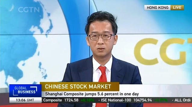 Image Attribute: Hong Hao's assessment of China's economy may have been too pessimistic for Beijing policymakers. / File image taken from a screen grab from CGTN.