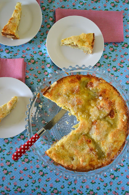 Torta que nació dudosa y resultó exitosa (torta de manzana)