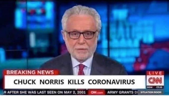 CNN news - Chuck Norris kill coronavirus.