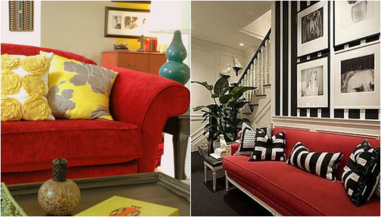 Oronovelo Red  Couch  Living Room Inspiration