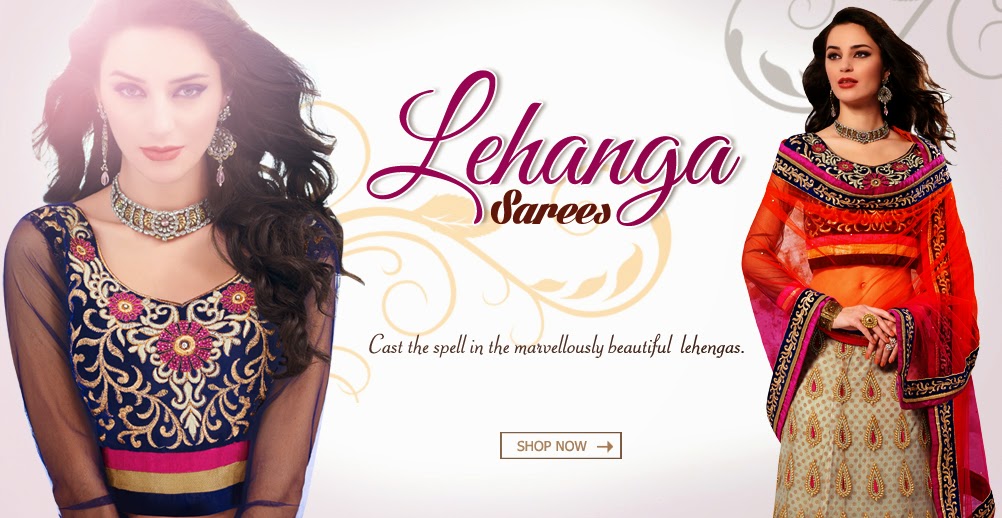 Designer Lehengas Sarees Online