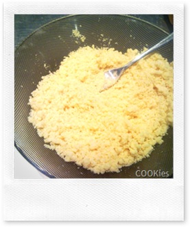 crumbled topping