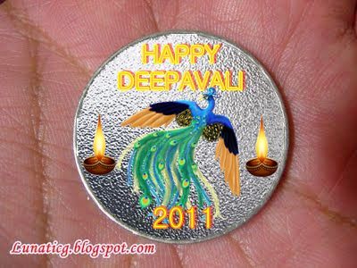 Happy Deepavali coin