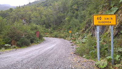 La route australe entre villa O'Higgins et Coyhaique