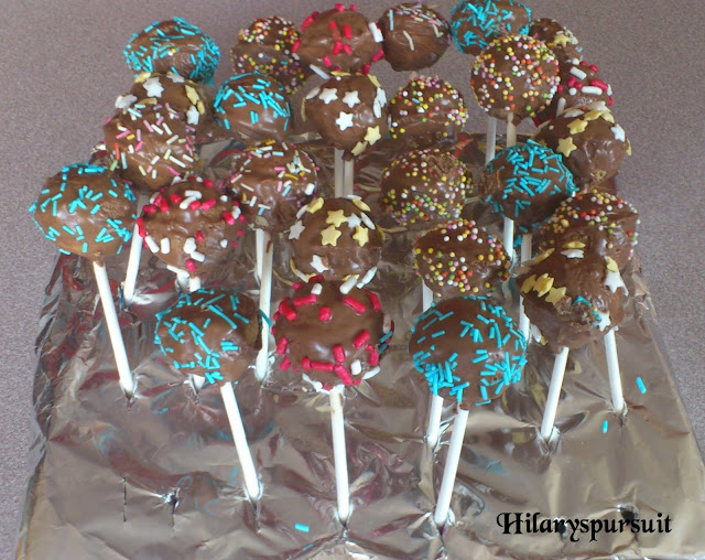 Cake-pops au chocolat au lait